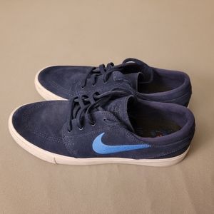 Nike SB Zoom Janoski Men's 9 Skate Shoes Navy Blue